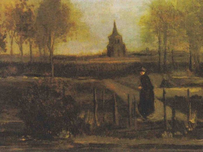 van gogh spring garden