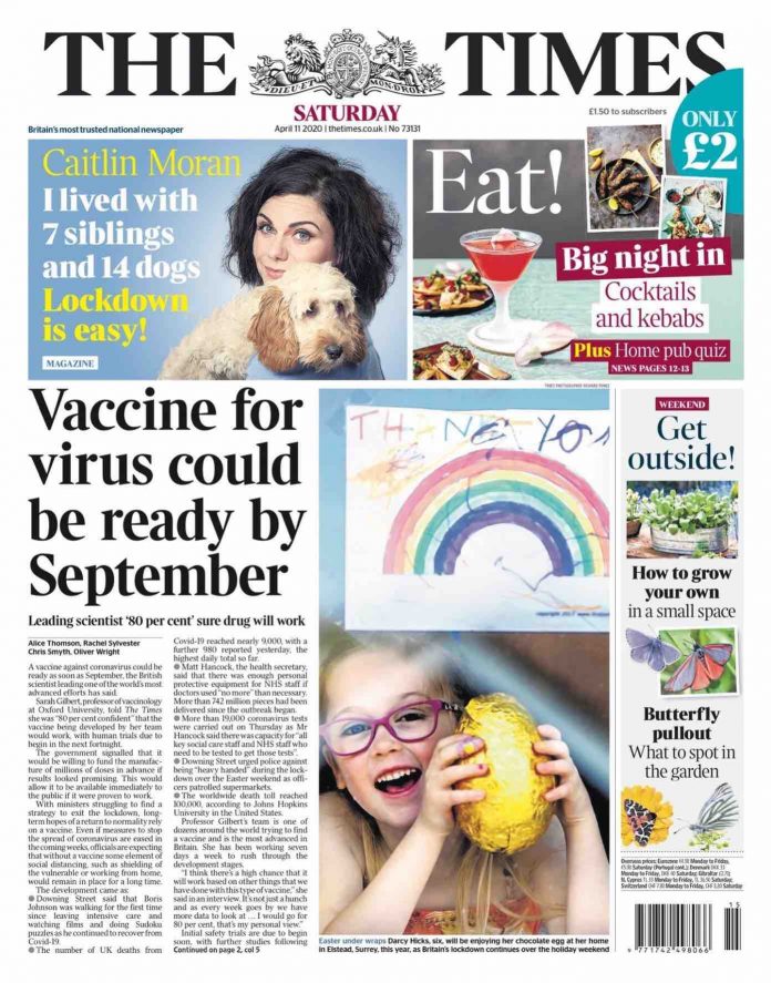 The Times copy