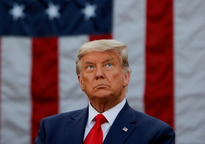 FILE PHOTO: U.S. President Trump delivers update on so-called Operation Warp Speed coronavirus treatment program in televised address from the Rose Garden at the White House in Washington