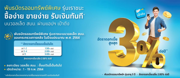 พันธบัตรออมทรัพย์ เราชนะ - Head