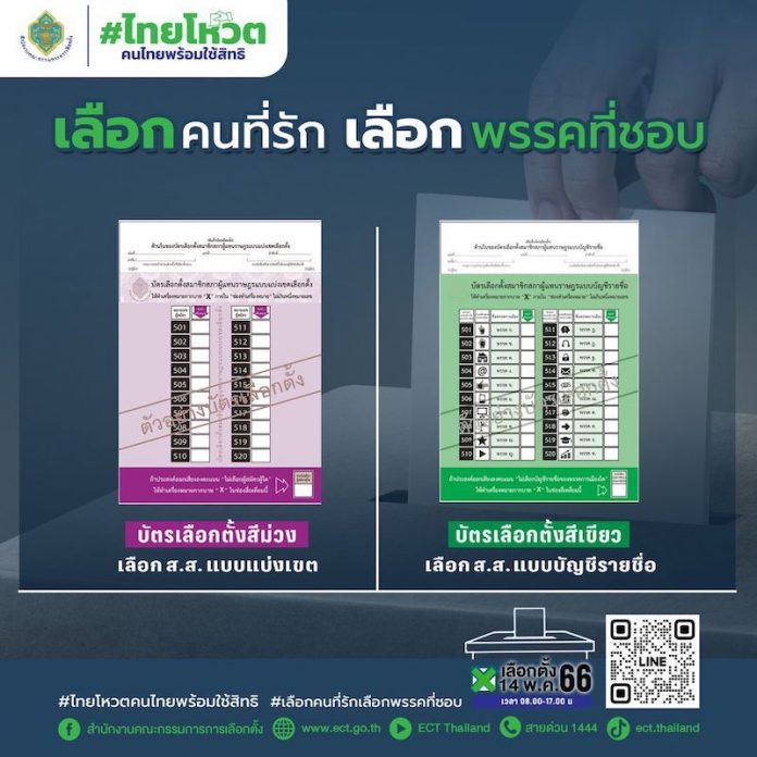 บัตรเลือกตั้ง