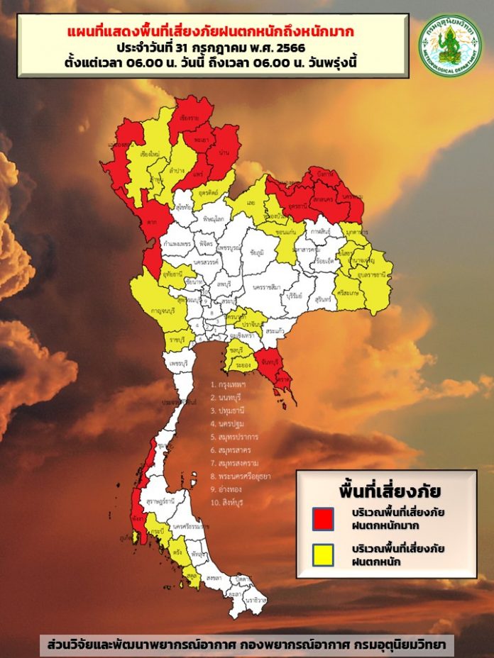 ฝนตกหนักมาก