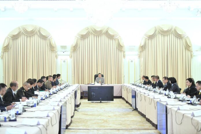 นายกฯประชุมหัวหน้าส่วนราชการ