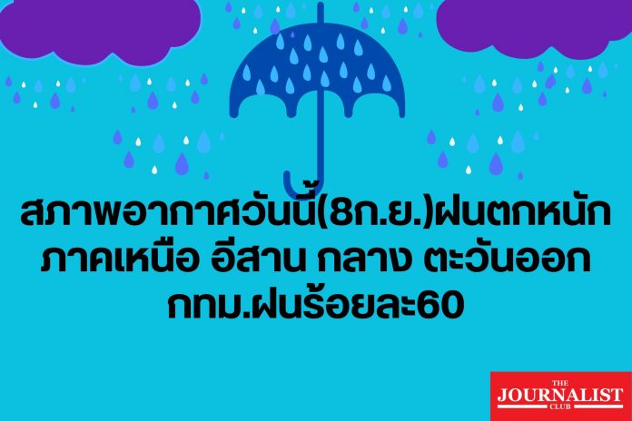 สภาพอากาศวันนี้(8ก.ย.)