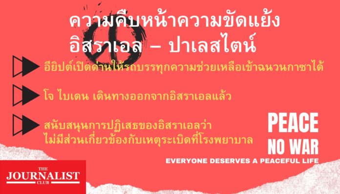 อิสราเอล ปาเลสไตน์ 19ต.ค.2566