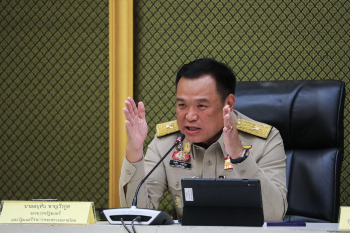 อนุทิน ตัดมิเตอร์น้ำ