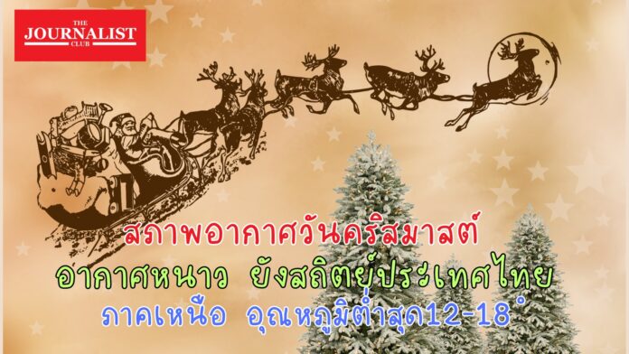 อากาศหนาว พยากรณ์อากาศ กรมอุตุนิยมวิทยา 25 ธ.ค.2566