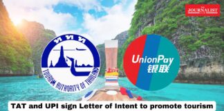 TAT and UnionPay International sign Letter of Intent to promote tourism TAT UnionPay International Tourism