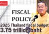 Srettha Budget cabinet Fiscal 2025