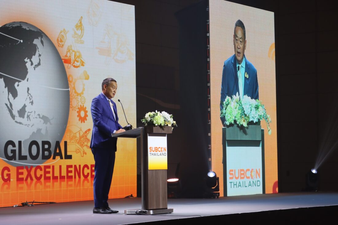 PM Settha Thavisin chaired the opening ceremony of the SUBCON Thailand 2024
