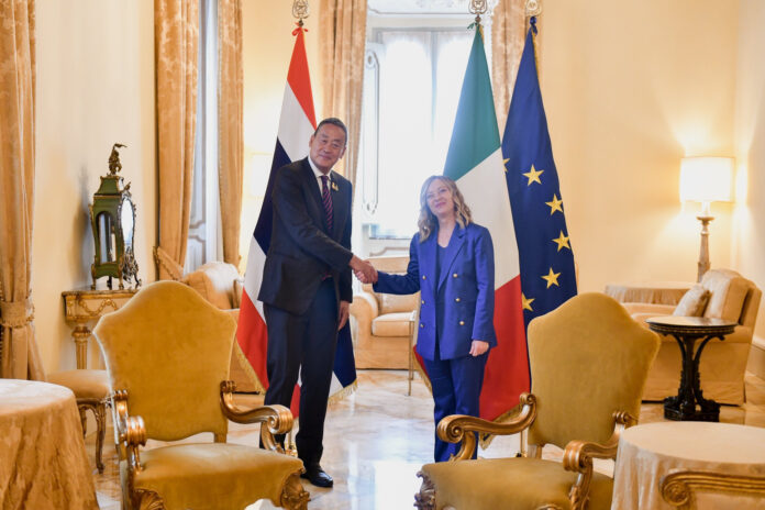 PM urged Italian investment for fashion and soft power PM Srettha Thavisin posed in platform”X” that “the main mission of my official visit to Italy