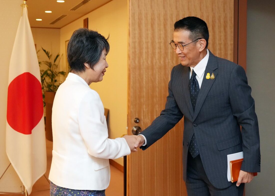 Maris Sangiampongsa met with Minister for Foreign Affairs of Japan Kamikawa Yoko in Tokyo