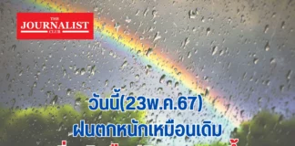 สภาพอากาศประเทศไทยวันนี้(23พ.ค.67)