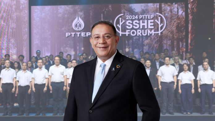 ปตท.สผ. จัดงานประชุม SSHE Forum 2024 ปตท.สผ. จัดงานประชุม SSHE Forum 2024 จัดขึ้นภายใต้แนวคิด “Risk Normalization” เพื่อส่งเสริม แลกเปลี่ยนองค์ความรู้ และเทคโนโลยีด้านความปลอดภัย มั่นคง อาชีวอนามัย และสิ่งแวดล้อม
