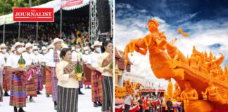 แห่เทียนพรรษา จ.อุบลราชธานี