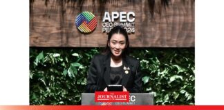 นายกฯ แพทองธาร กล่าวบนเวทีประชุมสุดยอดผู้นำภาคเอกชนเอเปค