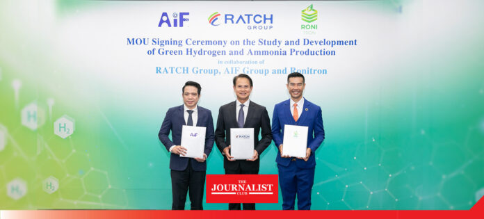 Ratch-group RATCH Group -AIF Group -Ronitron collaborate to study and develop green hydrogen and green ammonia production in Lao